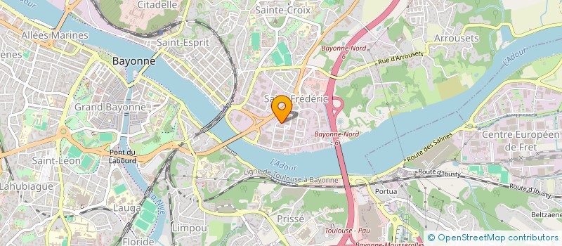 localisation de l'entreprise MADAME CHANTAL GASSUAN à BAYONNE