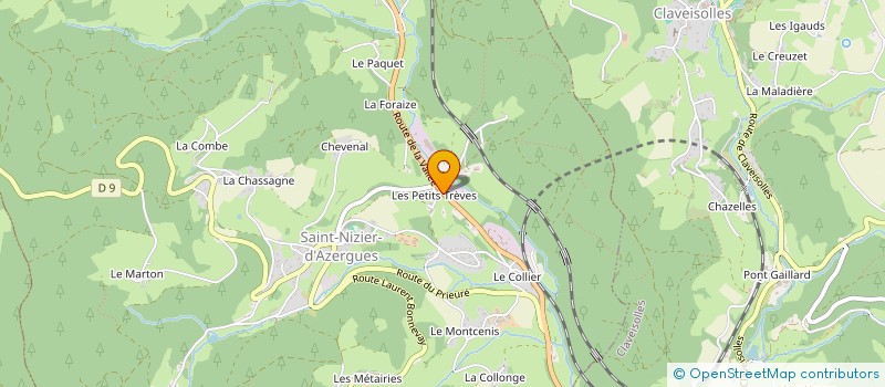 localisation de l'entreprise MADAME CHANTAL GATHIER  SAINT-JUST-D AVRAY