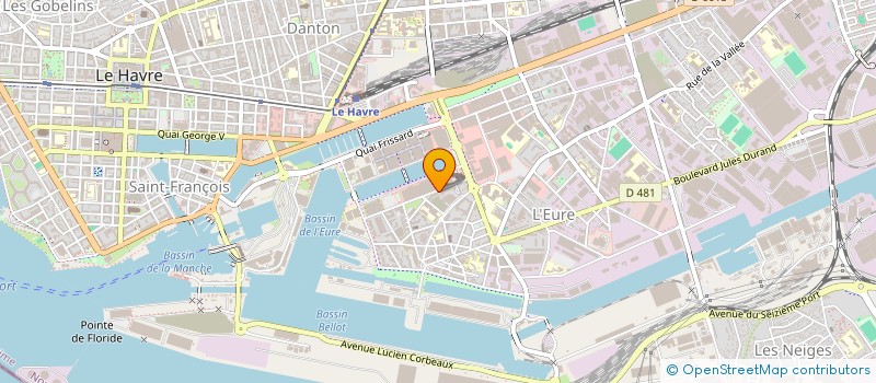 localisation de l'entreprise MADAME CHANTAL GAUFFNY  LE HAVRE