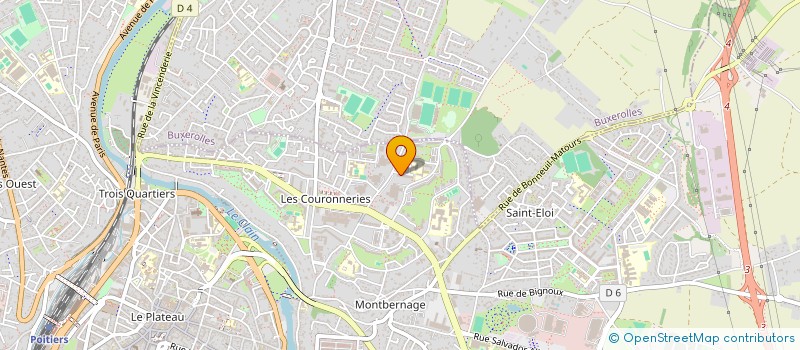 localisation de l'entreprise MADAME CHANTAL GAUTHIER  POITIERS