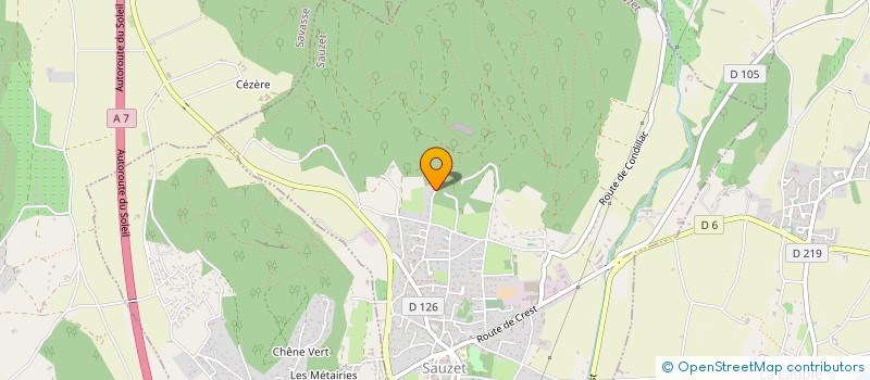 localisation de l'entreprise MADAME CHANTAL GAUTHIER à SAUZET