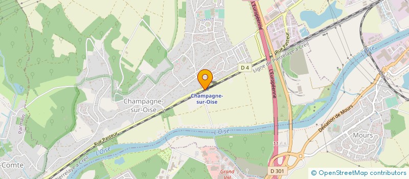 localisation de l'entreprise MADAME CHANTAL GENDRE à CHAMPAGNE SUR-OISE
