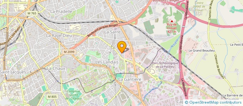 localisation de l'entreprise MADAME CHANTAL GENEST  CLERMONT-FERRAND