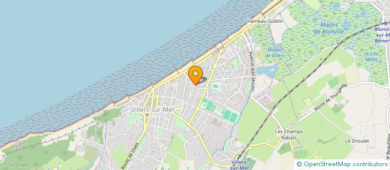 localisation de l'entreprise MADAME CHANTAL GENET  VILLERS-SUR-MER