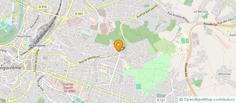 localisation de l'entreprise MADAME CHANTAL GENEUVRE à ANGOULEME