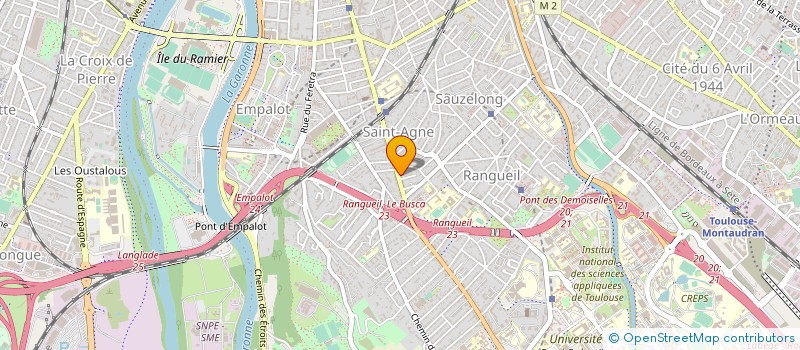 localisation de l'entreprise MADAME CHANTAL GENIN  TOULOUSE