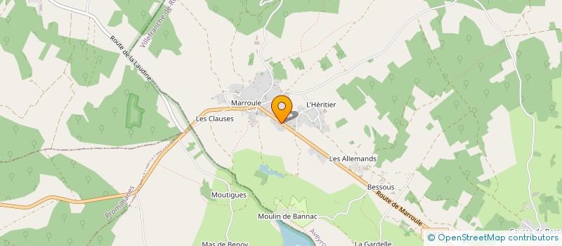 localisation de l'entreprise MADAME CHANTAL GENIN  MARTIEL