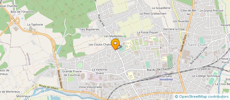 localisation de l'entreprise MADAME CHANTAL GERES  VENDOME