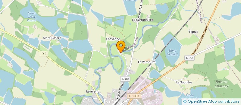 localisation de l'entreprise MADAME CHANTAL GERVAIS à BOULIGNEUX