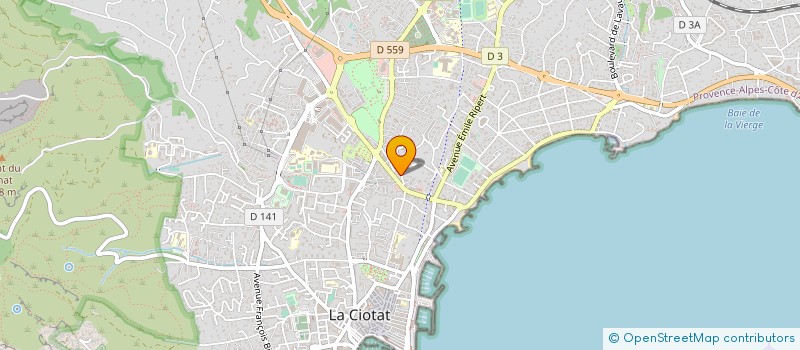 localisation de l'entreprise MADAME CHANTAL GIORDANO à LA CIOTAT