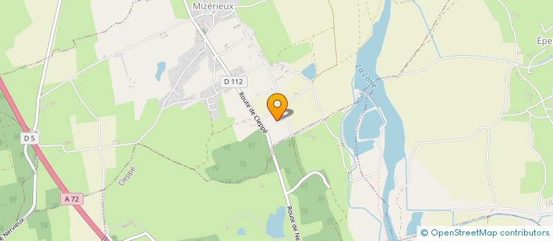 localisation de l'entreprise MADAME CHANTAL GIRARD  MIZERIEUX