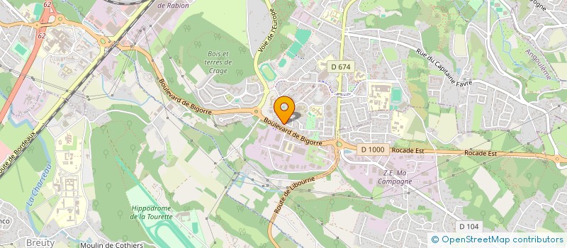 localisation de l'entreprise MADAME CHANTAL GIRARD à ANGOULEME