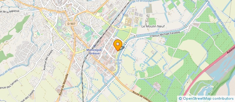 localisation de l'entreprise MADAME CHANTAL GIRAUD à MANOSQUE