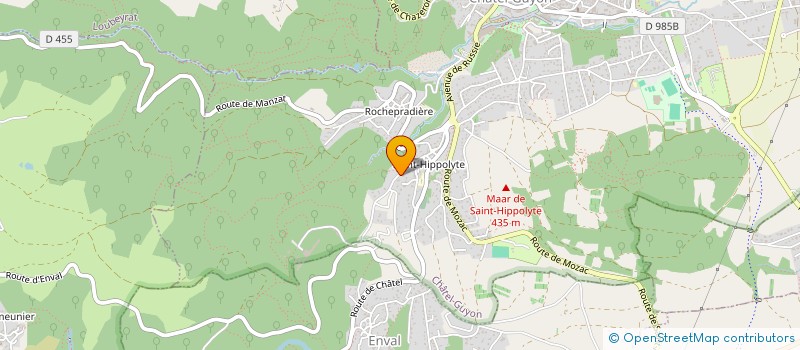localisation de l'entreprise MADAME CHANTAL GIRAUD à CHATEL-GUYON