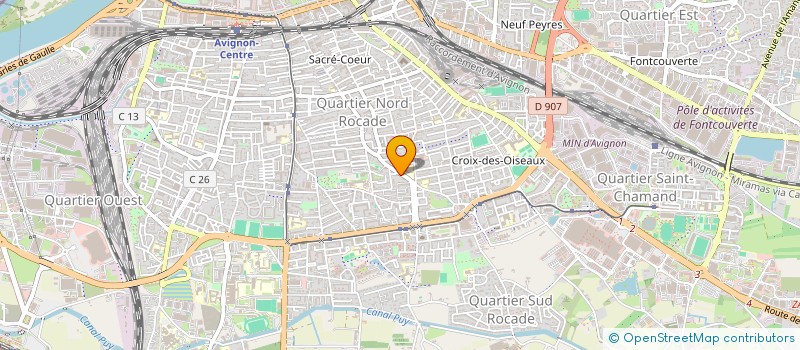 localisation de l'entreprise MADAME CHANTAL GIRAUDIN  AVIGNON