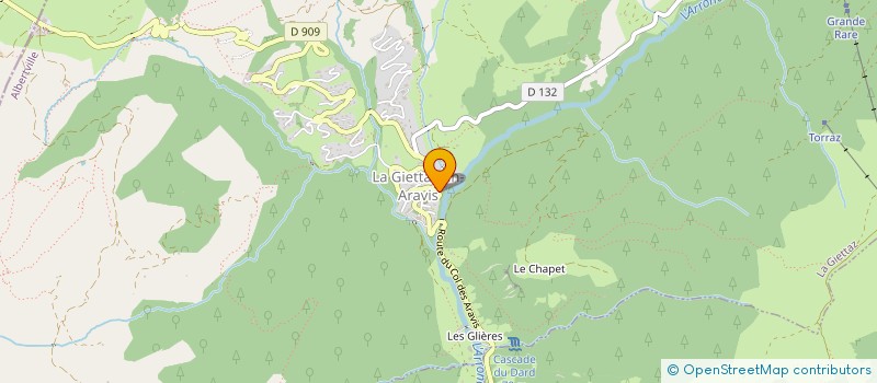 localisation de l'entreprise MADAME CHANTAL GOBERT  LA GIETTAZ