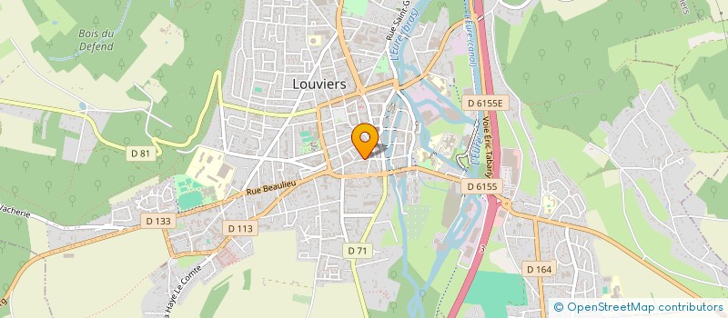 localisation de l'entreprise MADAME CHANTAL GOMARIN à LOUVIERS