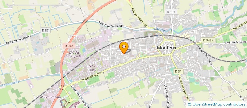 localisation de l'entreprise MADAME CHANTAL GONNET  MONTEUX