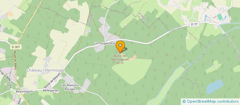 localisation de l'entreprise MADAME CHANTAL GONSARD  CHATEAU L'HERMITAGE