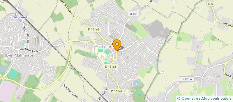 localisation de l'entreprise MADAME CHANTAL GOSTIAUX à LEFOREST