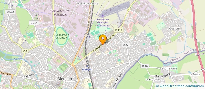 localisation de l'entreprise MADAME CHANTAL GOUPY à ALENCON