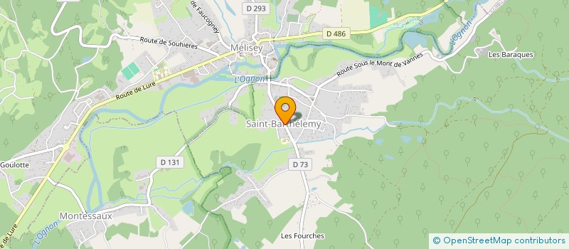 localisation de l'entreprise MADAME CHANTAL GOURBEYRE  MELISEY