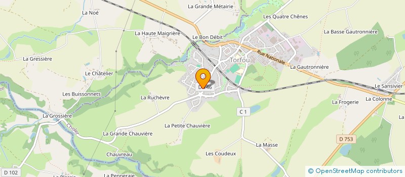 localisation de l'entreprise MADAME CHANTAL GRAINDORGE à SEVREMOINE