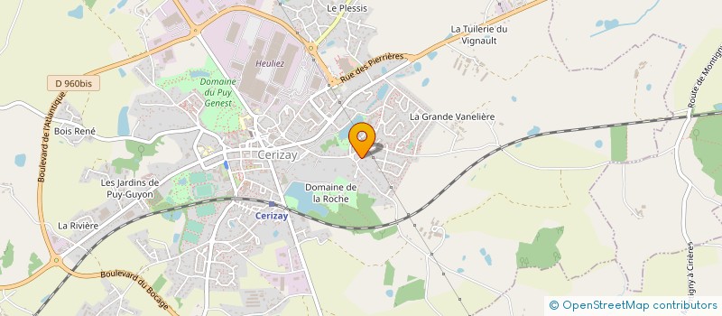 localisation de l'entreprise MADAME CHANTAL GRELLARD à BRETIGNOLLES