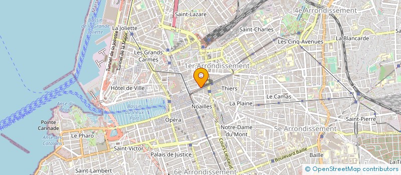 localisation de l'entreprise MADAME CHANTAL GRINBERG à MARSEILLE 1