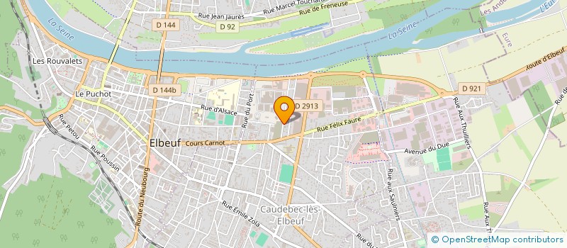 localisation de l'entreprise MADAME CHANTAL GUENIER  CAUDEBEC-LES-ELBEUF