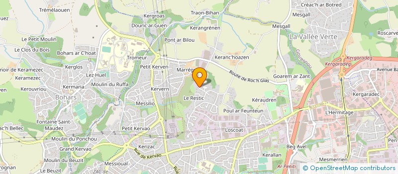 localisation de l'entreprise MADAME CHANTAL GUERENNE  BREST