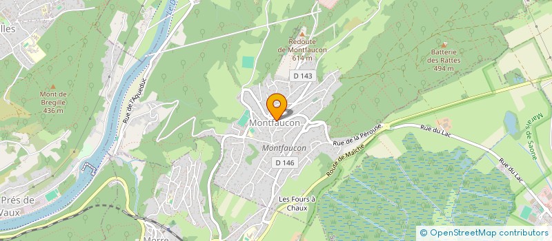 localisation de l'entreprise MADAME CHANTAL GUERRIN à MONTFAUCON