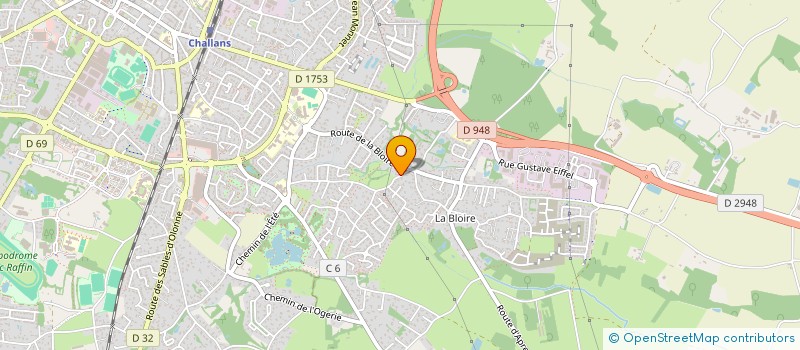 localisation de l'entreprise MADAME CHANTAL GUIARDEL à CHALLANS