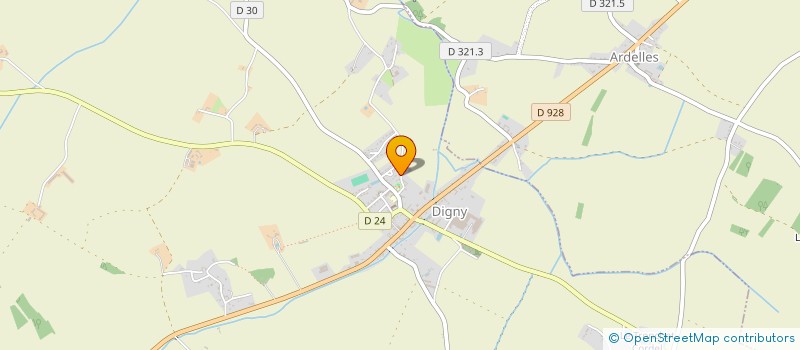 localisation de l'entreprise MADAME CHANTAL GUIBERT à DIGNY