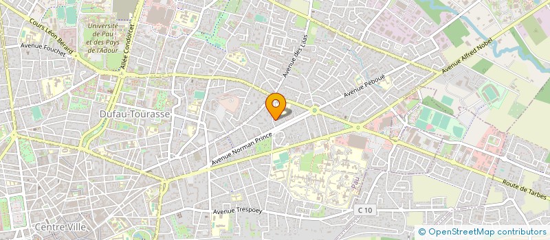 localisation de l'entreprise MADAME CHANTAL GUIDONI à PAU