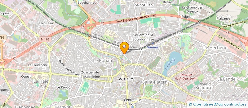 localisation de l'entreprise MADAME CHANTAL GUIGUENO à VANNES