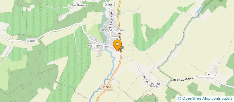 localisation de l'entreprise MADAME CHANTAL GUILBERT  PASSY-GRIGNY