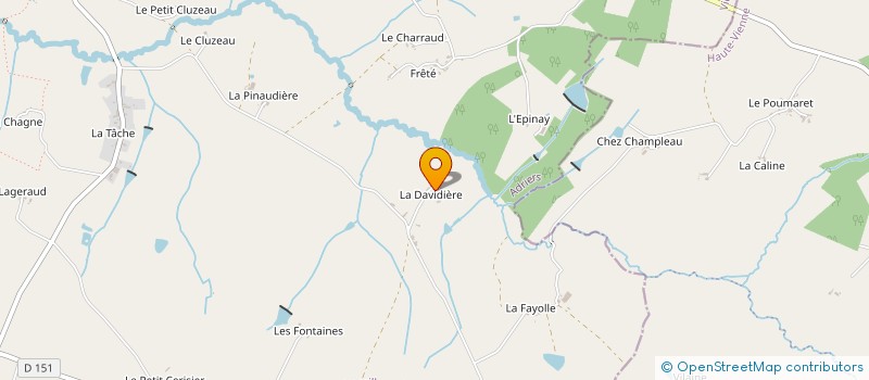 localisation de l'entreprise MADAME CHANTAL GUILBERT  ADRIERS