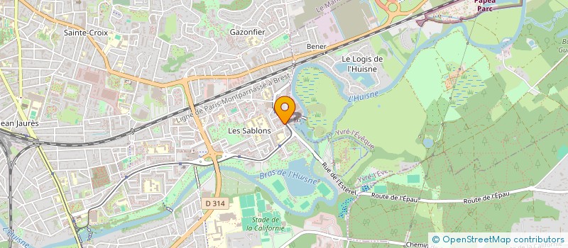 localisation de l'entreprise MADAME CHANTAL GUILLARD  LE MANS