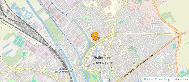 localisation de l'entreprise MADAME CHANTAL GUILLAUME  CHALONS EN CHAMPAGNE