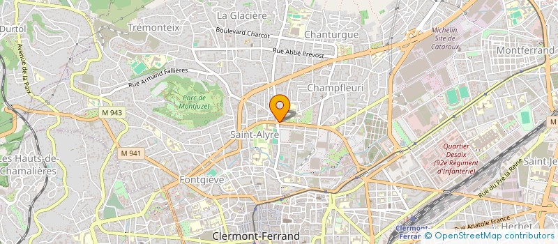 localisation de l'entreprise MADAME CHANTAL GUILLER  CLERMONT-FERRAND