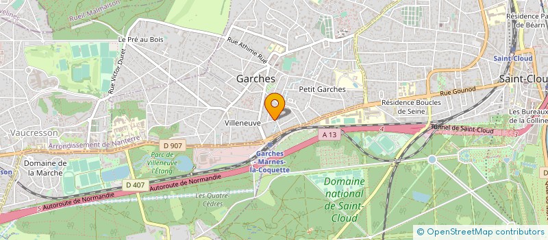 localisation de l'entreprise MADAME CHANTAL GUYOT  GARCHES