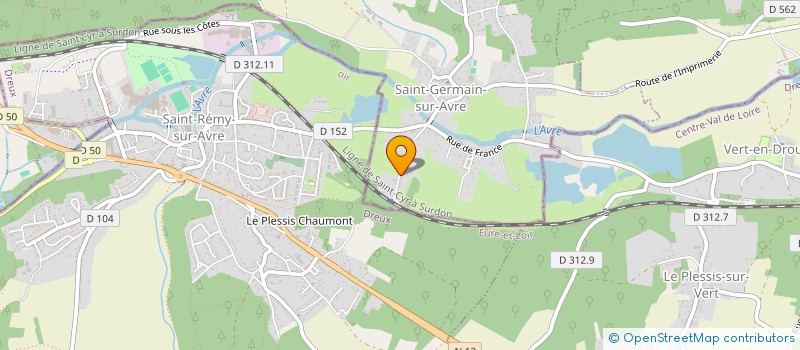 localisation de l'entreprise MADAME CHANTAL GUYOT  SAINT-GERMAIN-SUR-AVRE