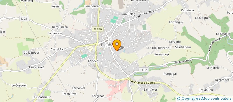 localisation de l'entreprise MADAME CHANTAL HAMON  PLOUHA