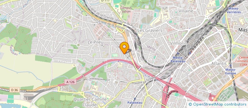 localisation de l'entreprise MADAME CHANTAL HANRIAT à PALAISEAU
