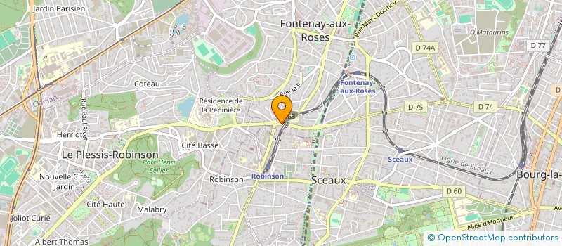 localisation de l'entreprise MADAME CHANTAL HARAMBOURE à FONTENAY-AUX-ROSES