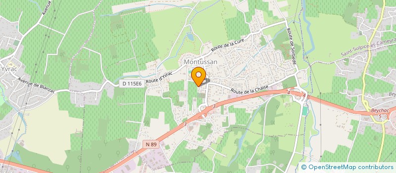 localisation de l'entreprise MADAME CHANTAL HASSOUN à MONTUSSAN