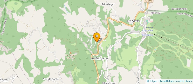 localisation de l'entreprise MADAME CHANTAL HENRICY  MONTCLAR