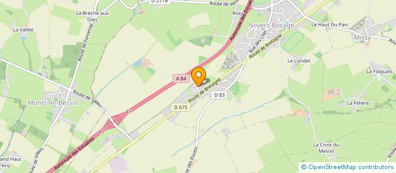 localisation de l'entreprise MADAME CHANTAL HENRY  VAL D'ARRY