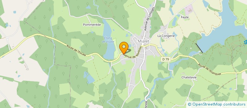 localisation de l'entreprise MADAME CHANTAL HERBE  MIALET